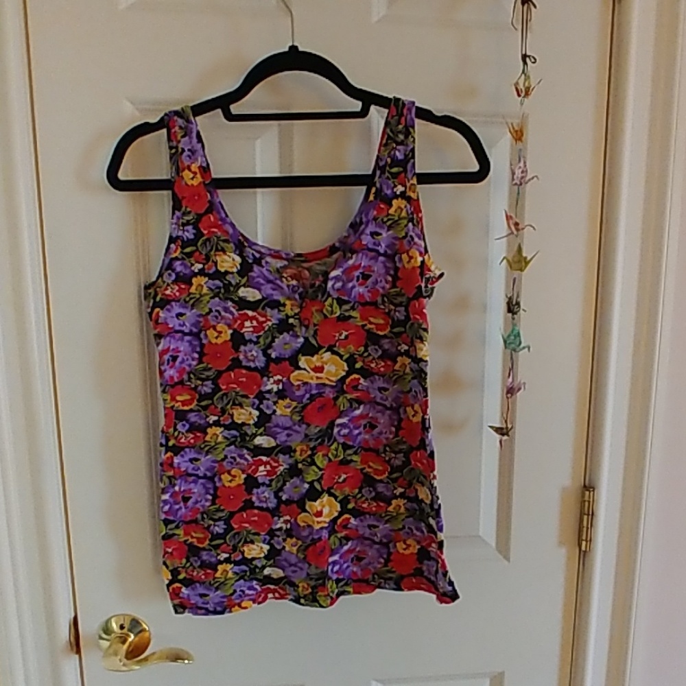 OP floral tank for summer